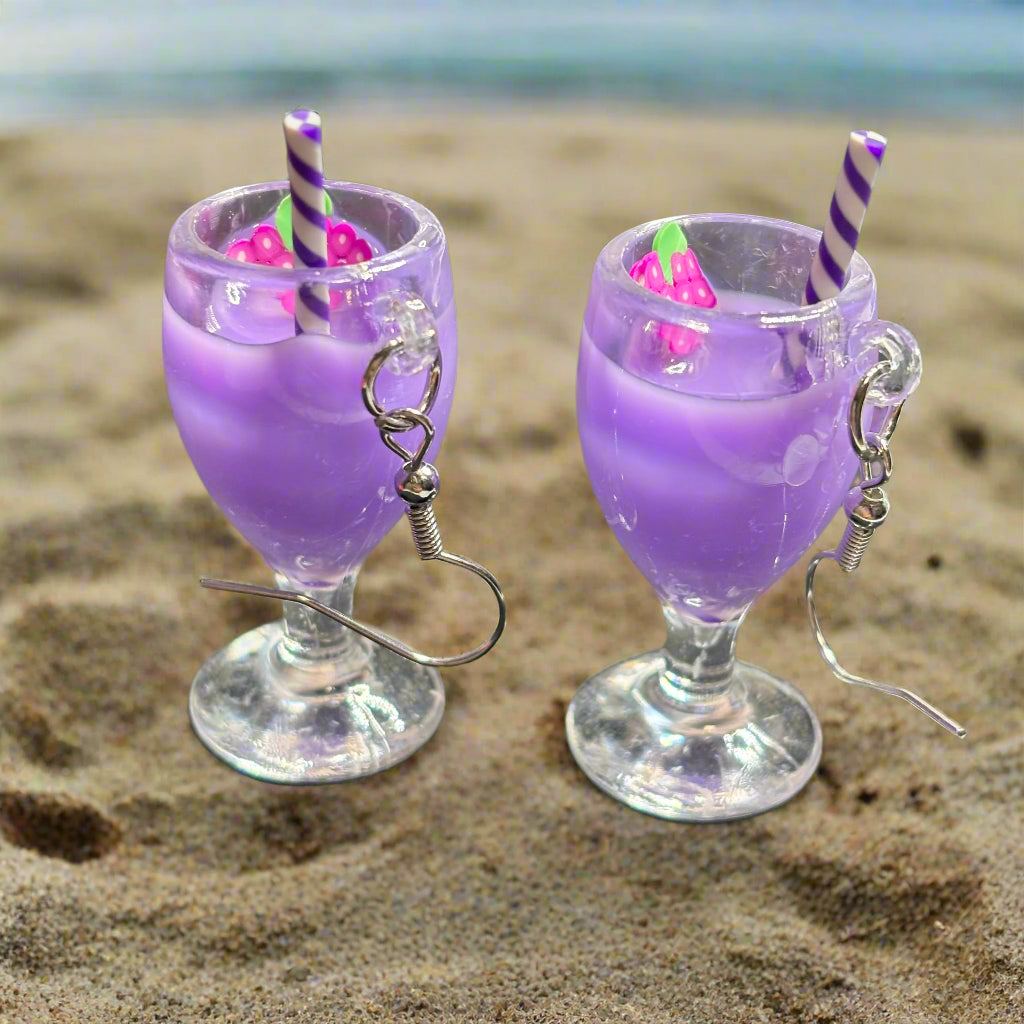 Earrings - Tropical Drinks