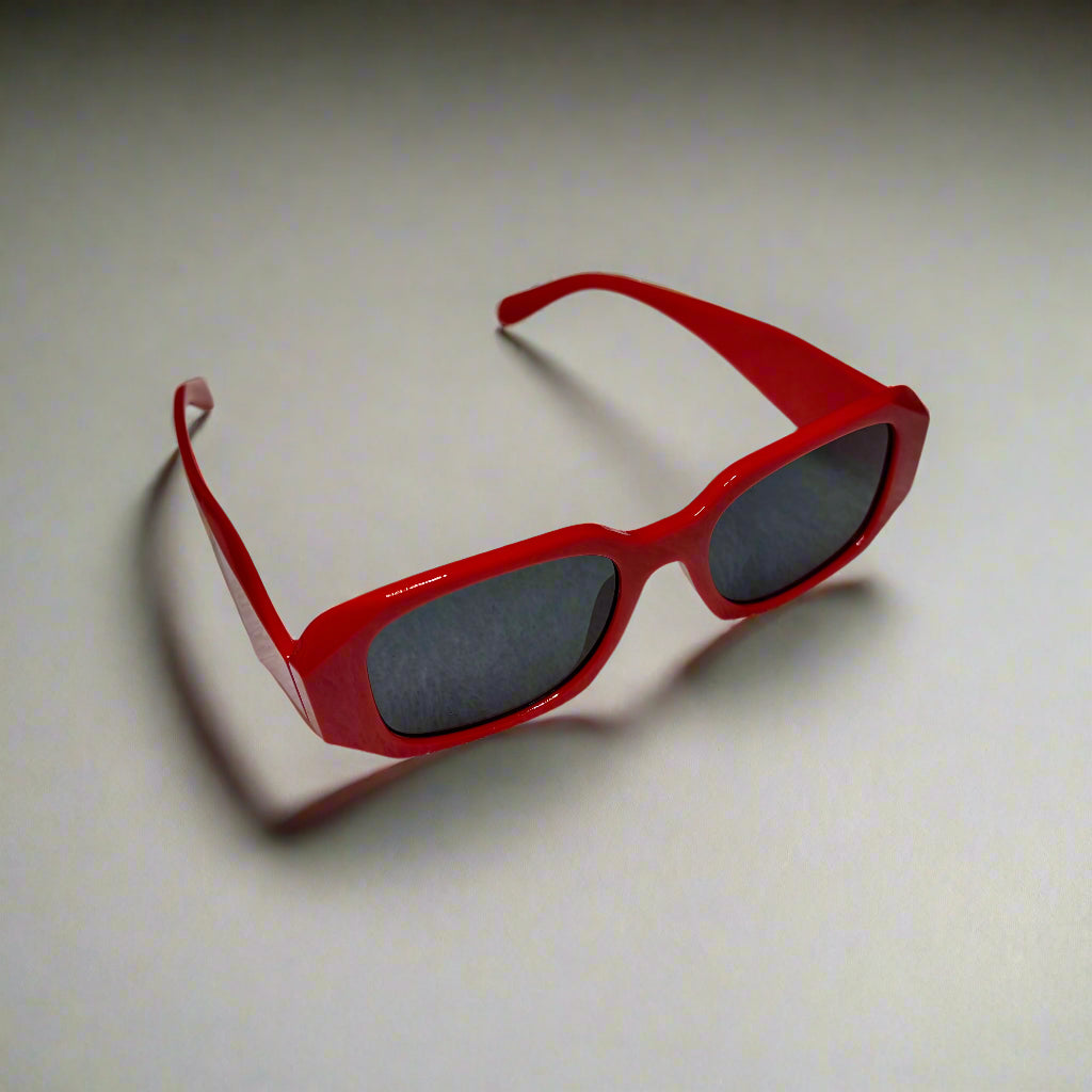 Sunglasses - Red Square Framed