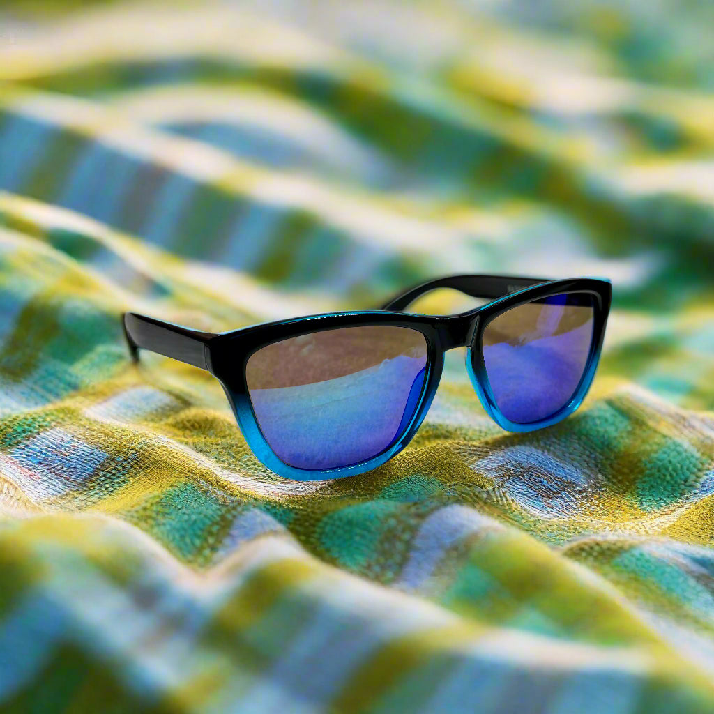 Sunglasses - Black and Blue Ombre