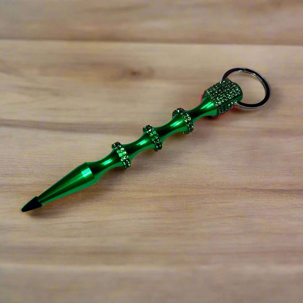 Kubaton - Green Diamond - Keychain - Self Defense