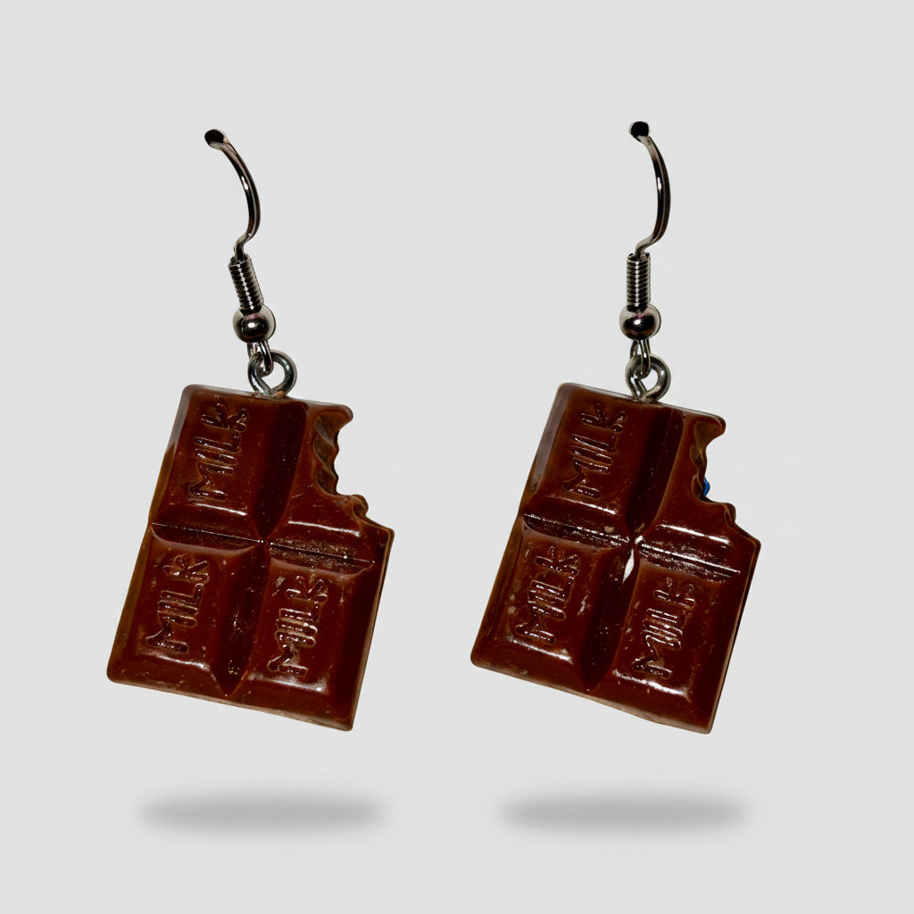 Earrings - Chocolate Bar