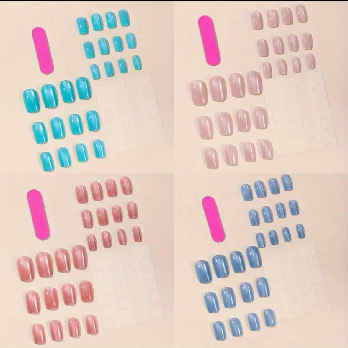 Press on Nails - Cat Eye Effect