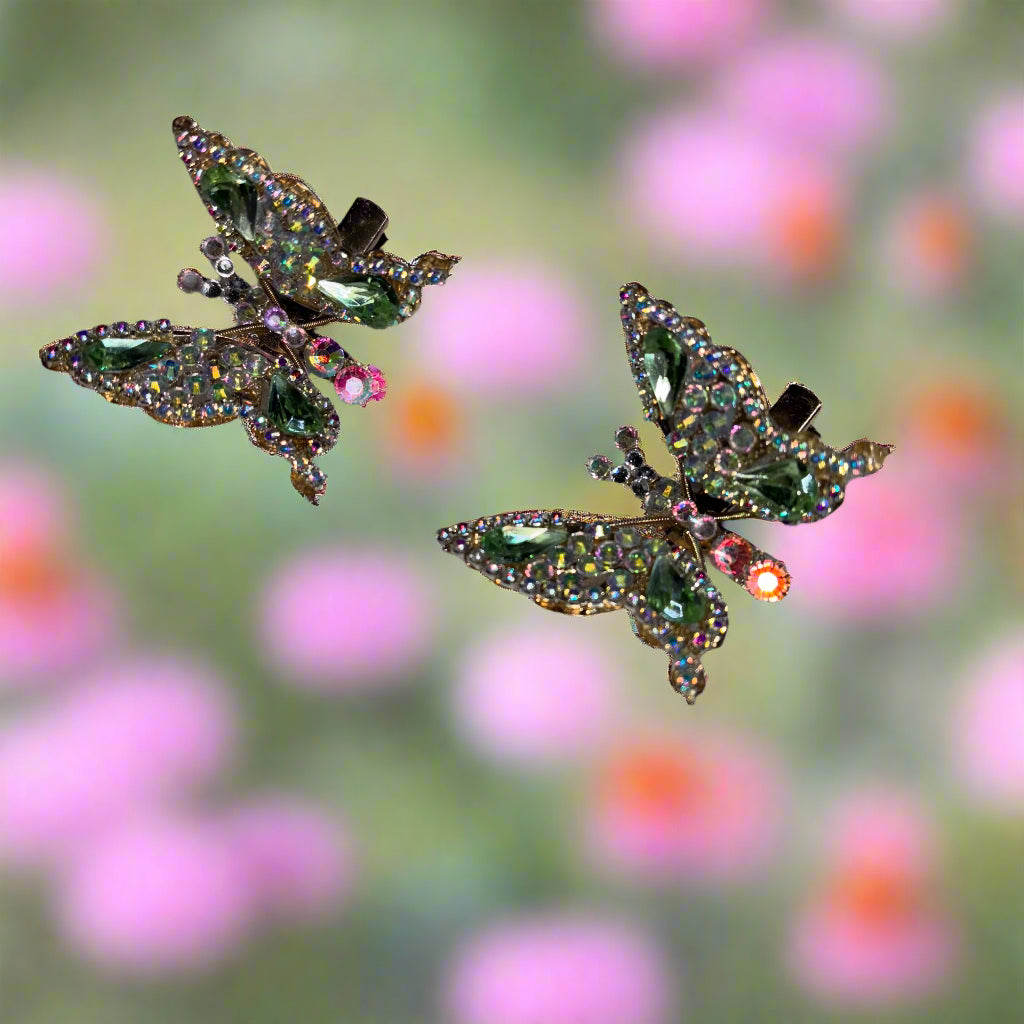 Butterfly Hair Clips - Set of 2