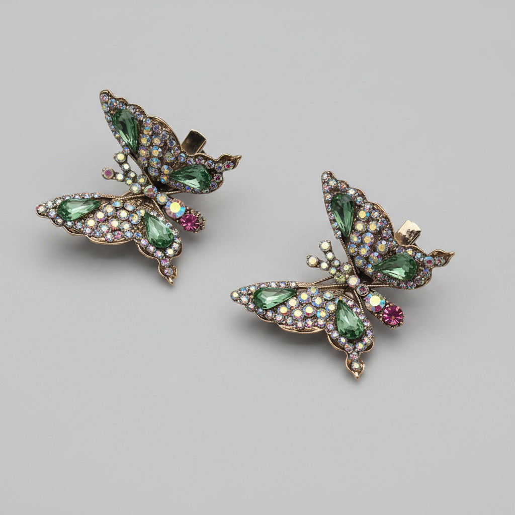 Hair Clips - Butterfly - Set of 2