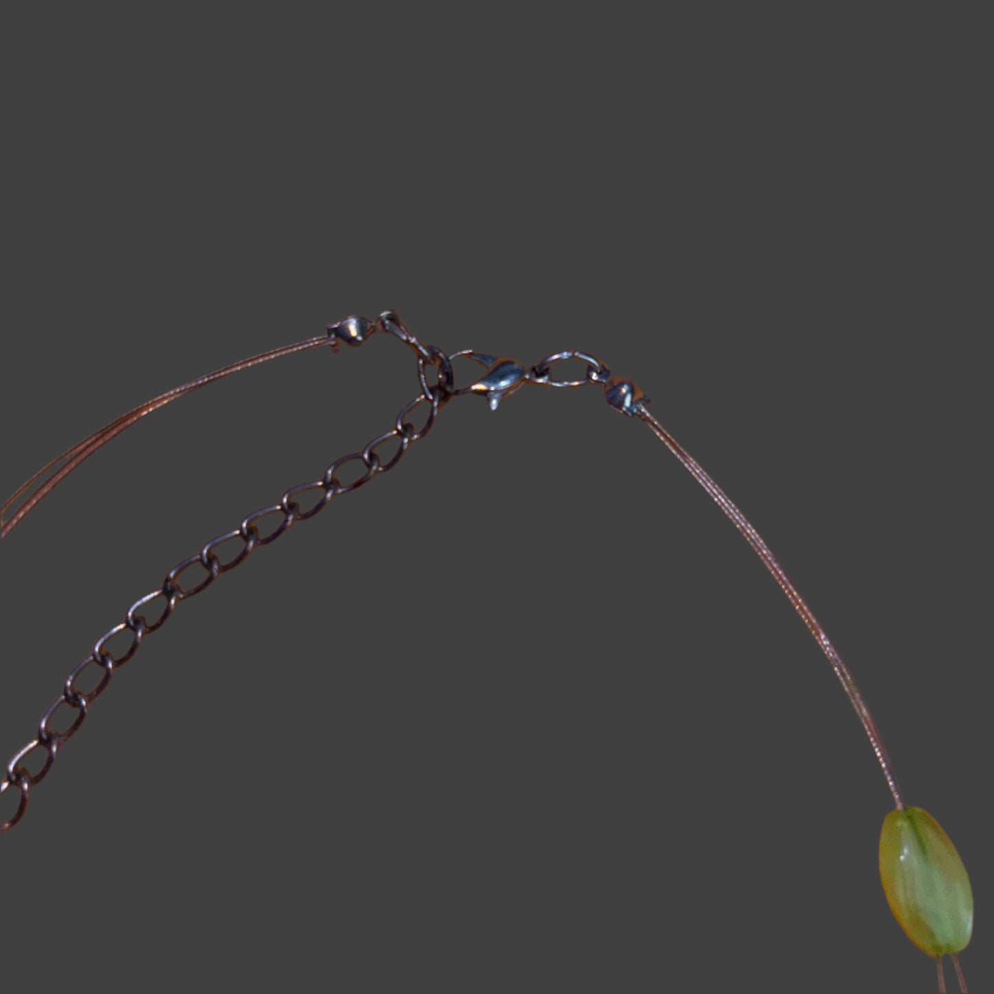 Necklace - Charming Charlie's - Green Pendant