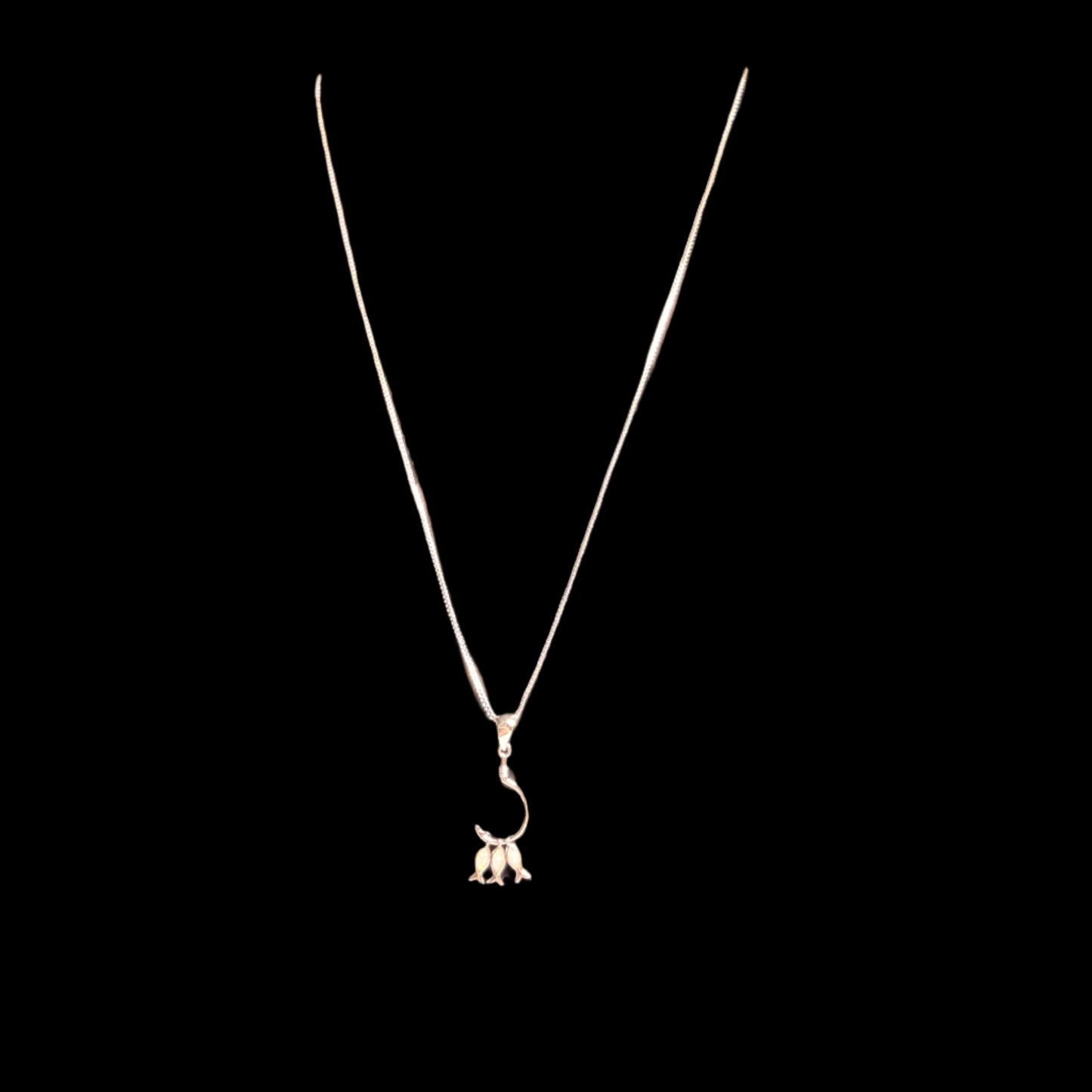 Necklace - Three Fish hanging from a Hook