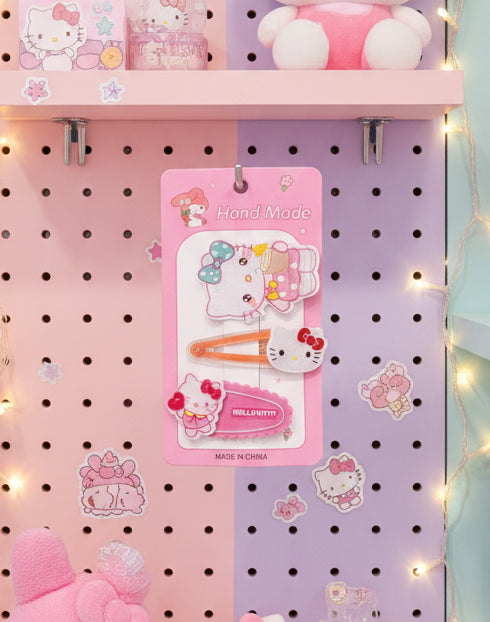 Hair Clips - Sanrio - Hello Kitty - Set of 3