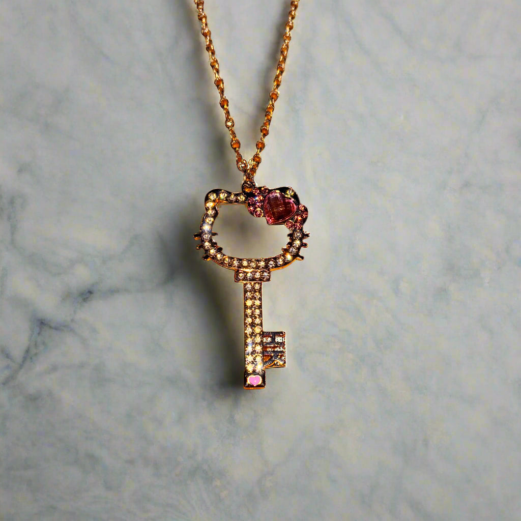 Necklace - Hello Kitty Key