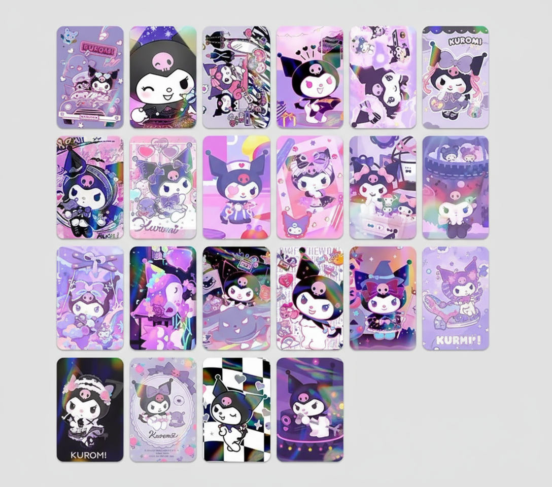 Kuromi - Holographic LOMO Trading Cards Set