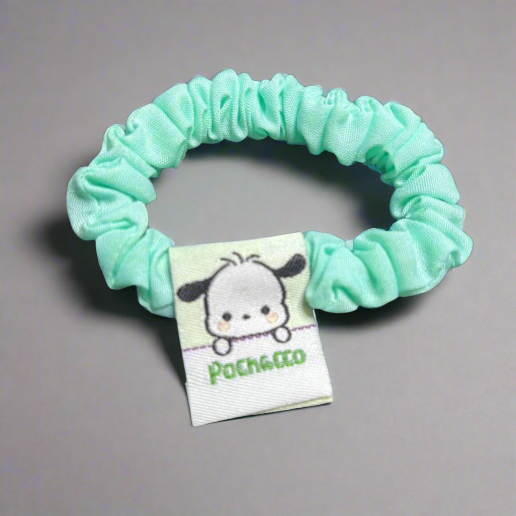Hair Tie - Sanrio - Pochacco Mint Green Scrunchie