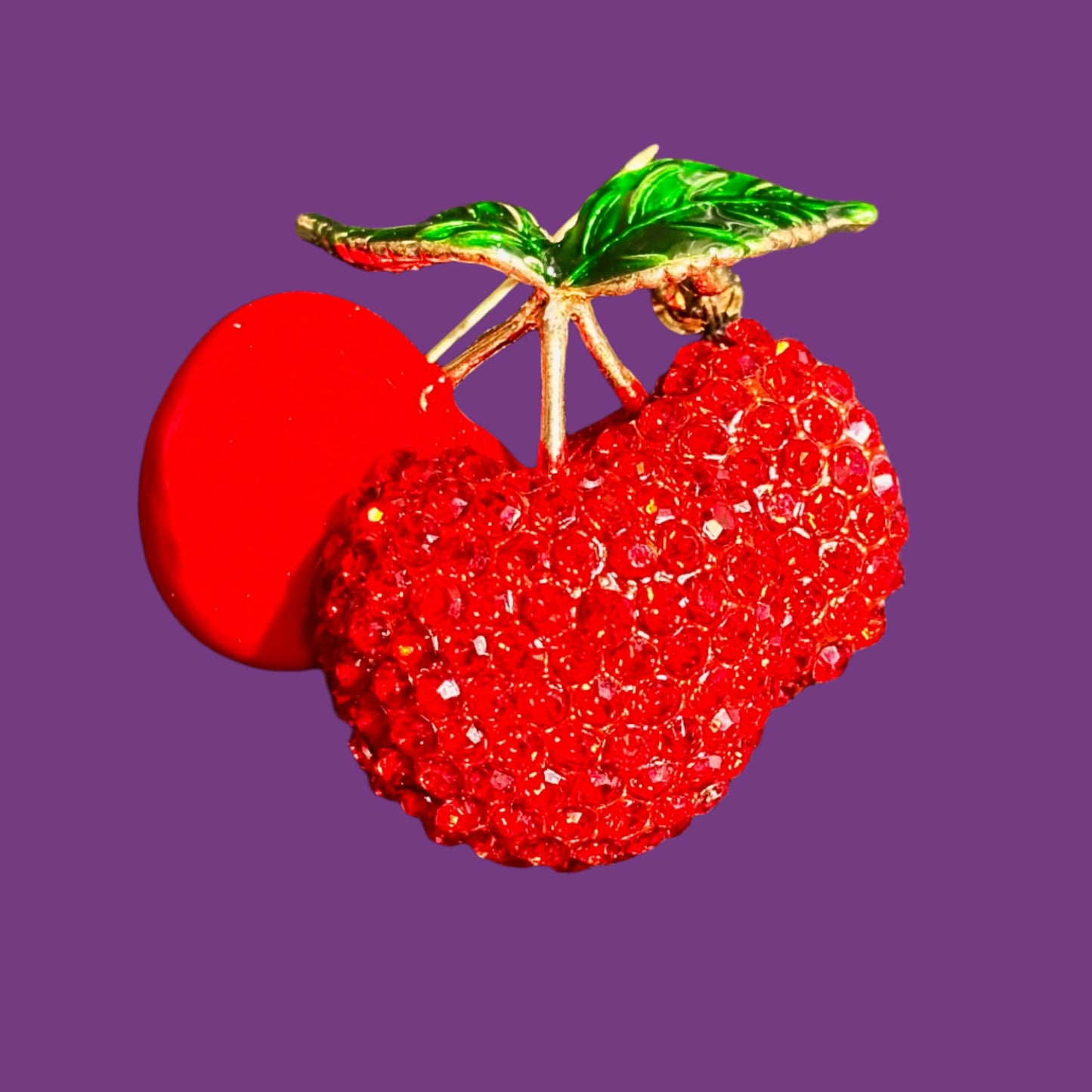 Brooch - Triple Cherries