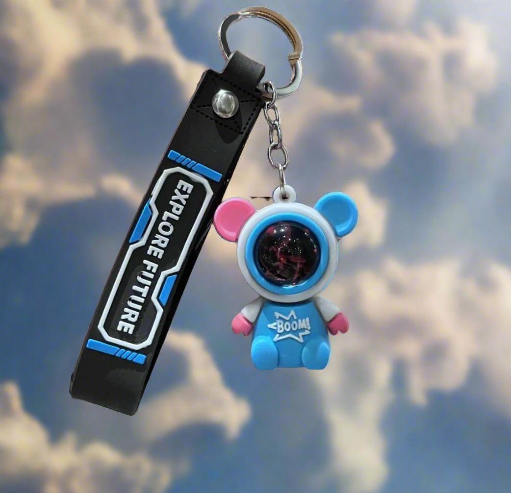 Keychain - Boom Bear Astronaut