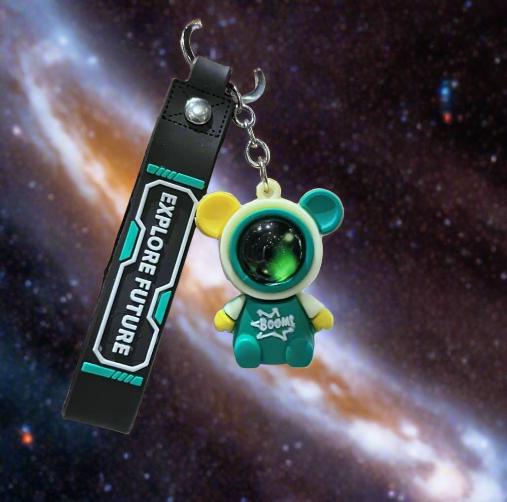 Keychain - Boom Bear Astronaut