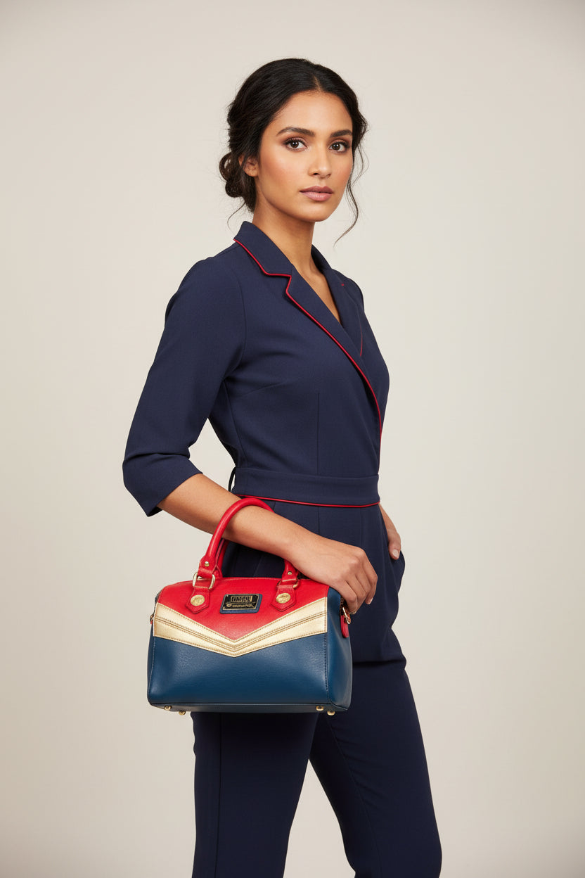 Handbag - Loungefly - Marvel - Captain Marvel Satchel Bag