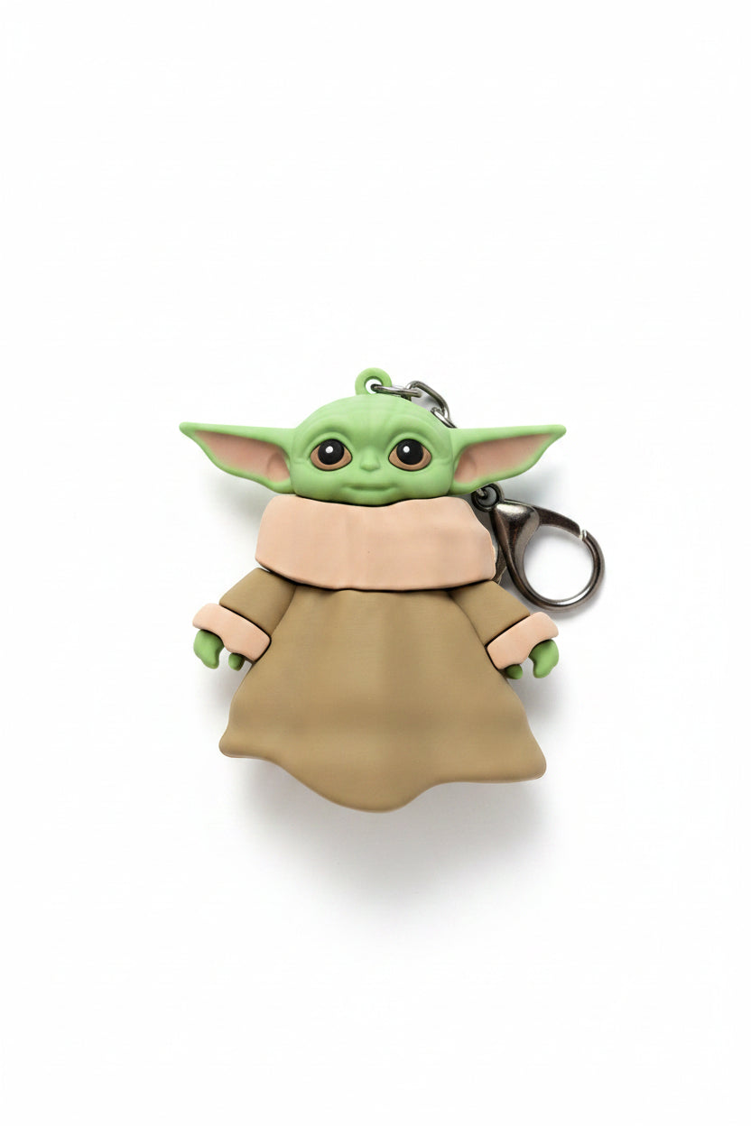 Keychain - Baby Yoda - Yoda with Wristlet
