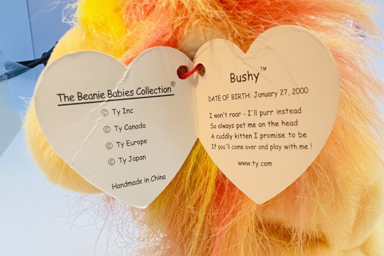 Ty - Beanie Baby Collection - 2000 - Bushy - Lion
