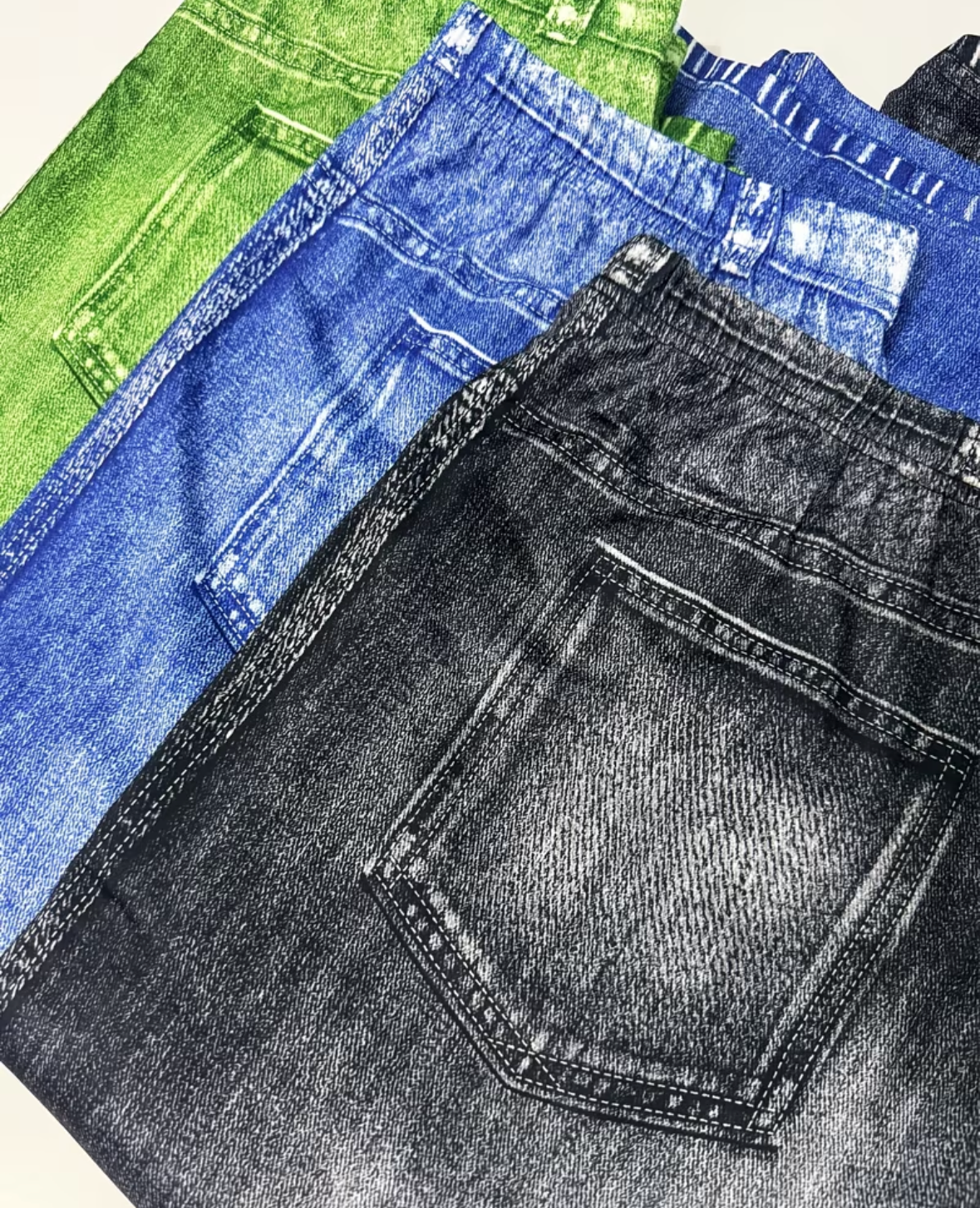 Skirt - Previously Owned - Long - Faux Denim - Blue - Size 2X