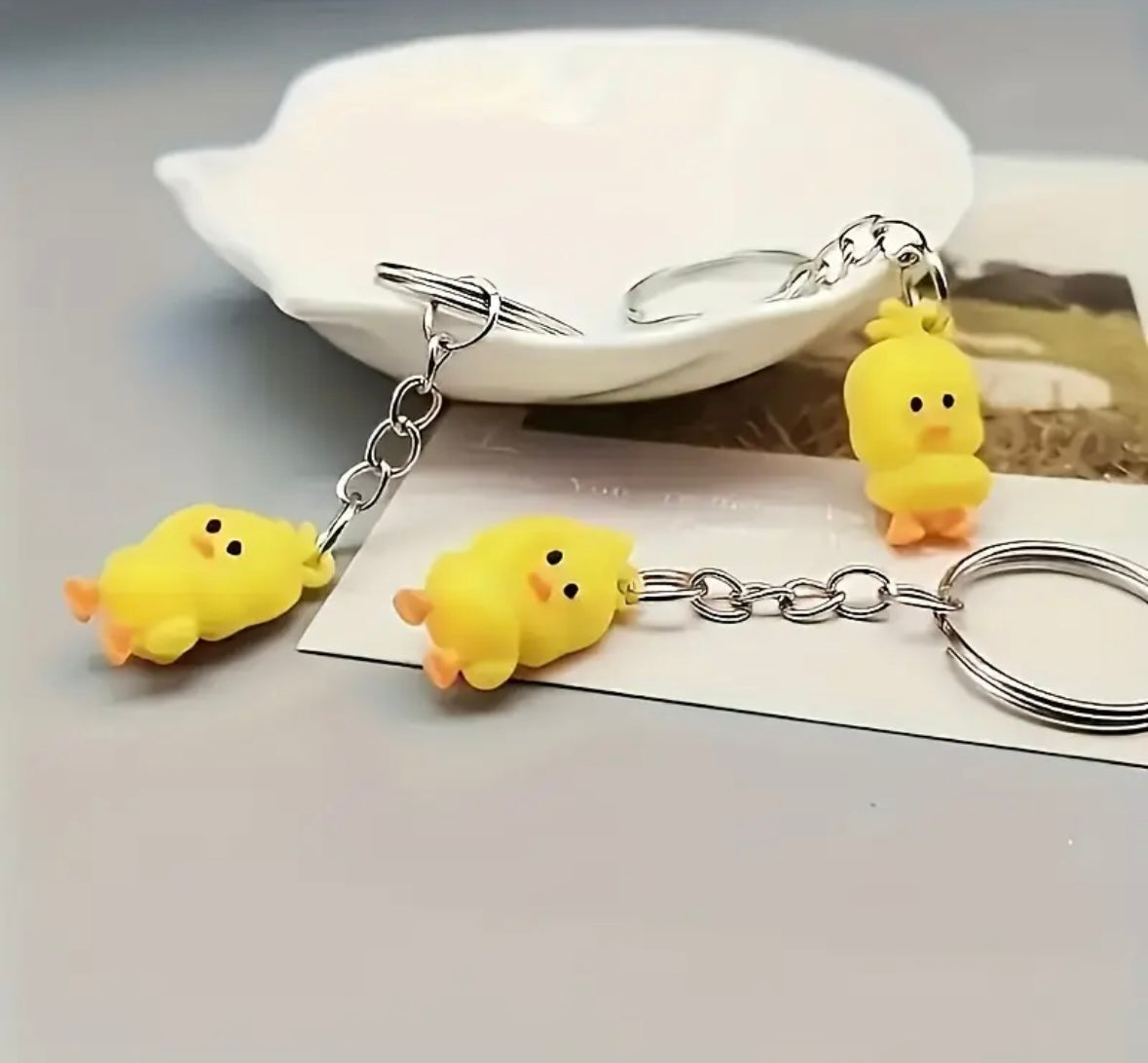 Cute Little Duck Key Chain