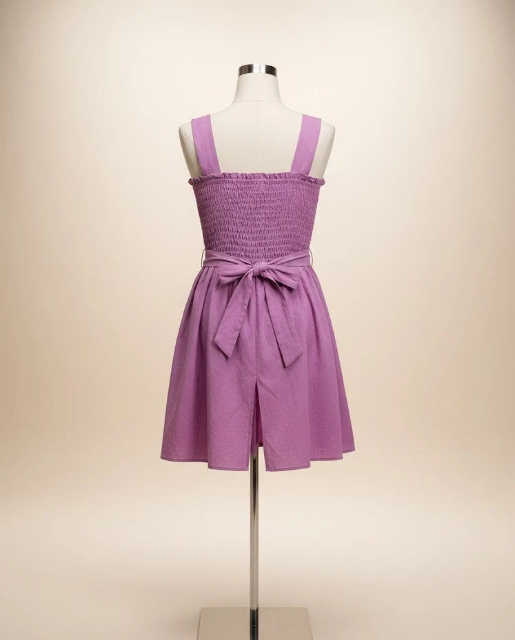 Smock Top - Fashion Terminal inc. - Purple - Size Large