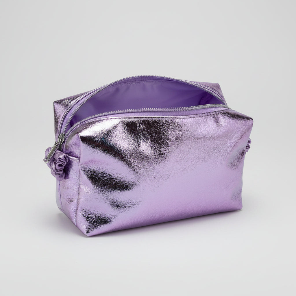 Makeup Bag - Metallic Lilac Purple - Ulta Beauty