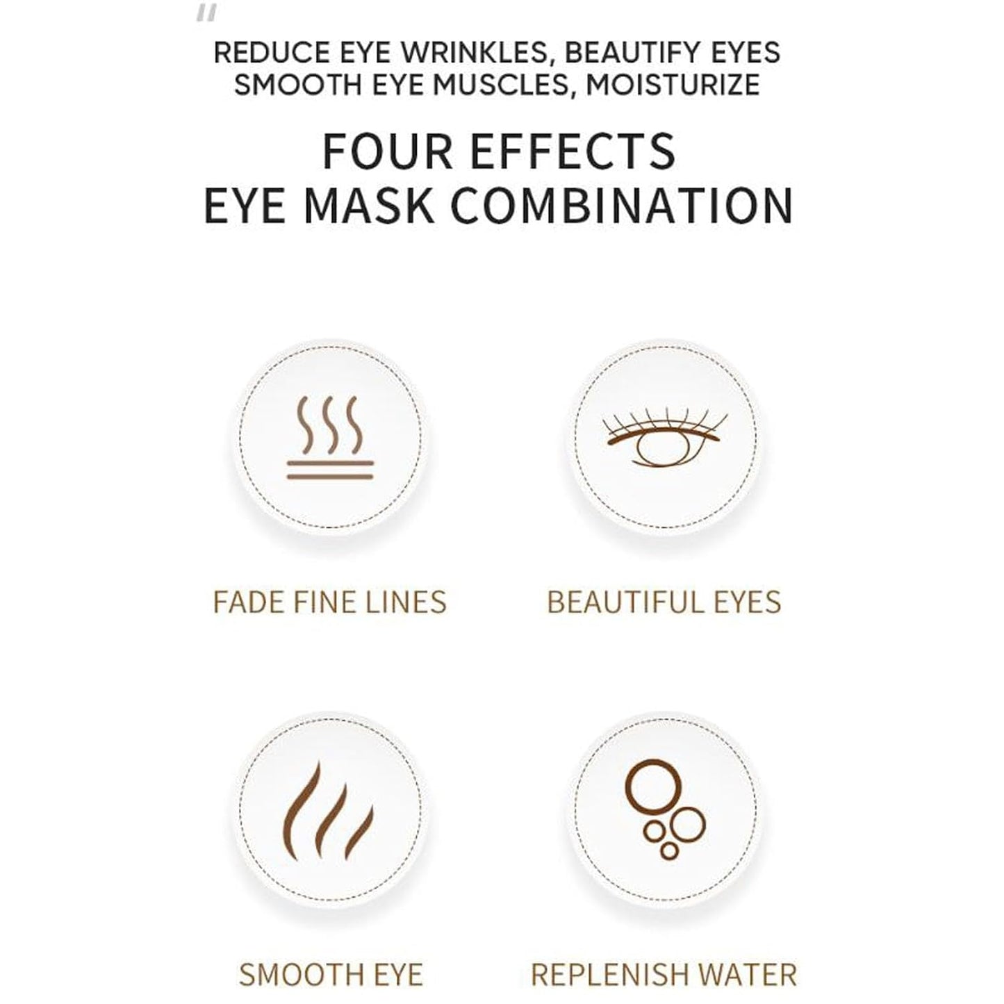 Golden Eye Mask - ZOZU - Contains 24K Gold