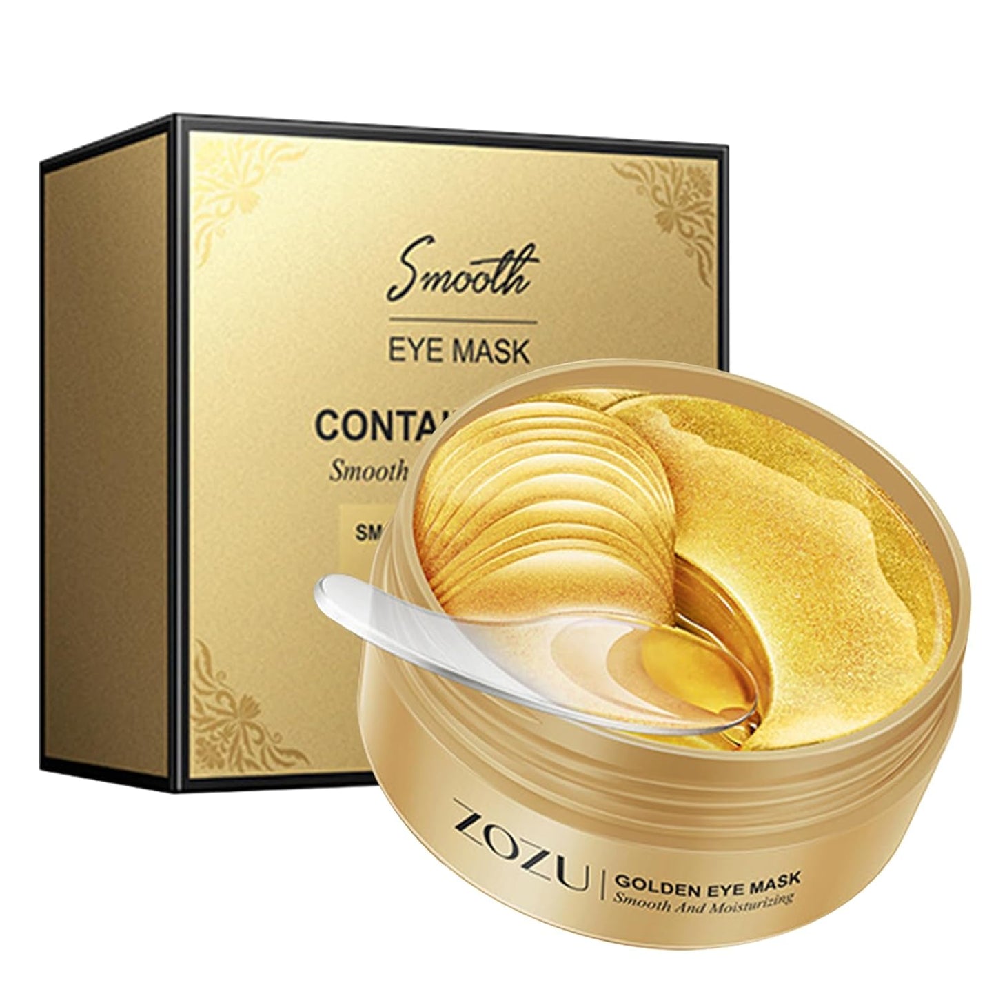 Golden Eye Mask - ZOZU - Contains 24K Gold
