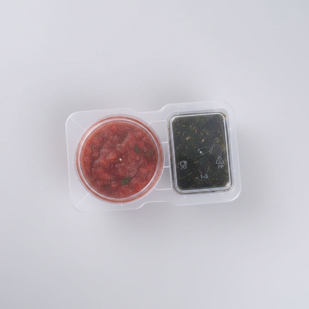 Plastic Condiment Container Set -  15pcs