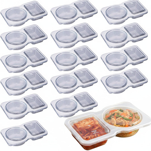 Plastic Condiment Container Set -  15pcs