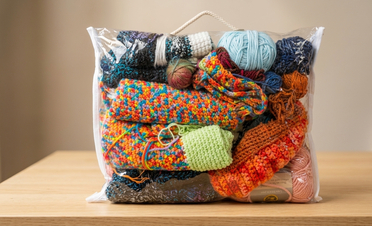 Mystery Bags of Yarn and Yarn Projects
