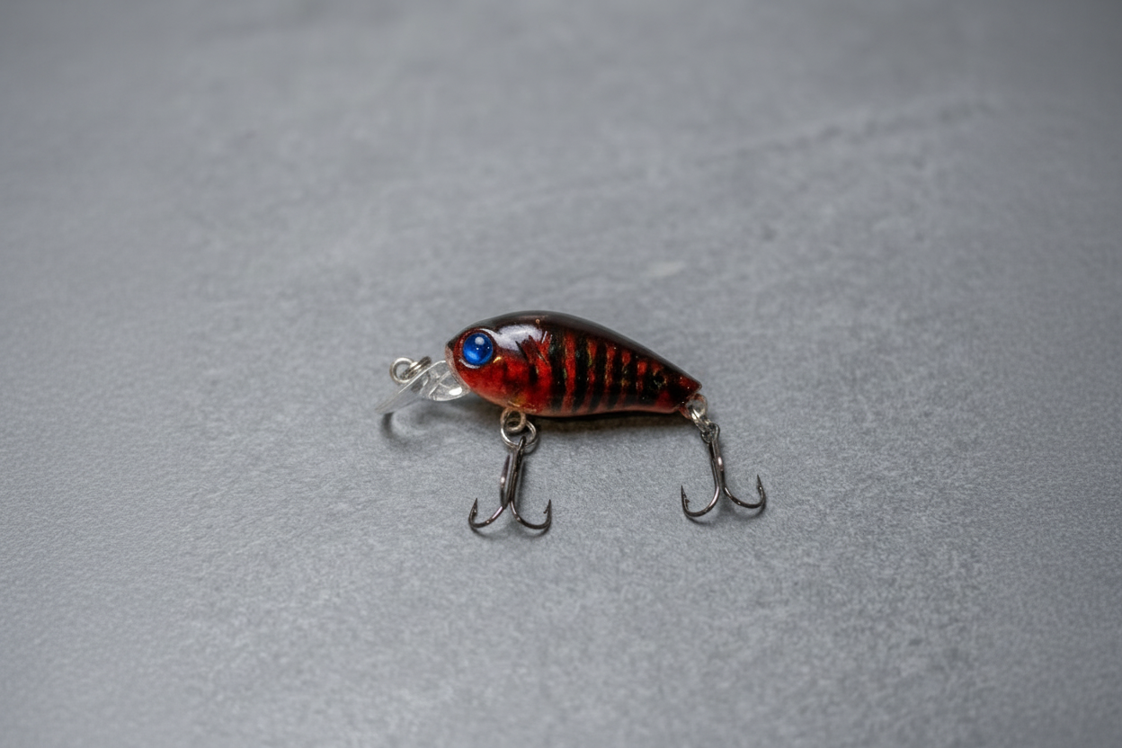 Fishing Lures - Hard Body Miniature Crankbait - Set of 6
