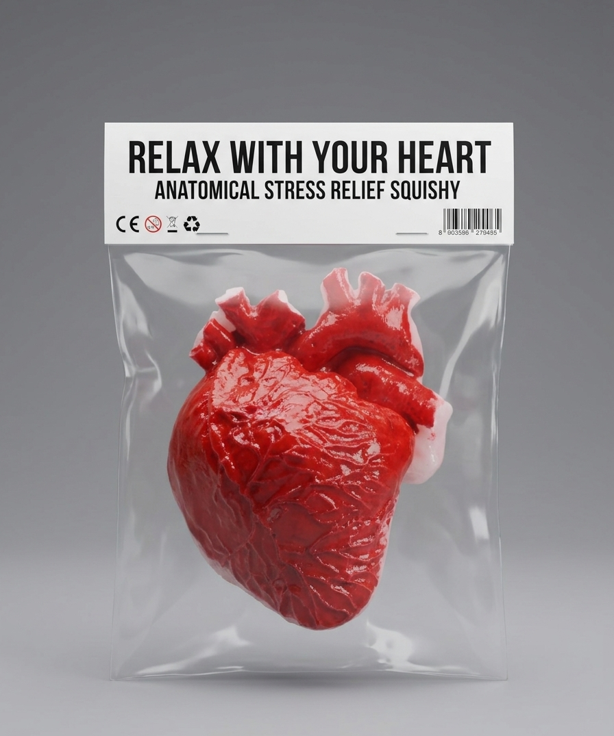 Toy - Heart Squishy - Stress Reliever