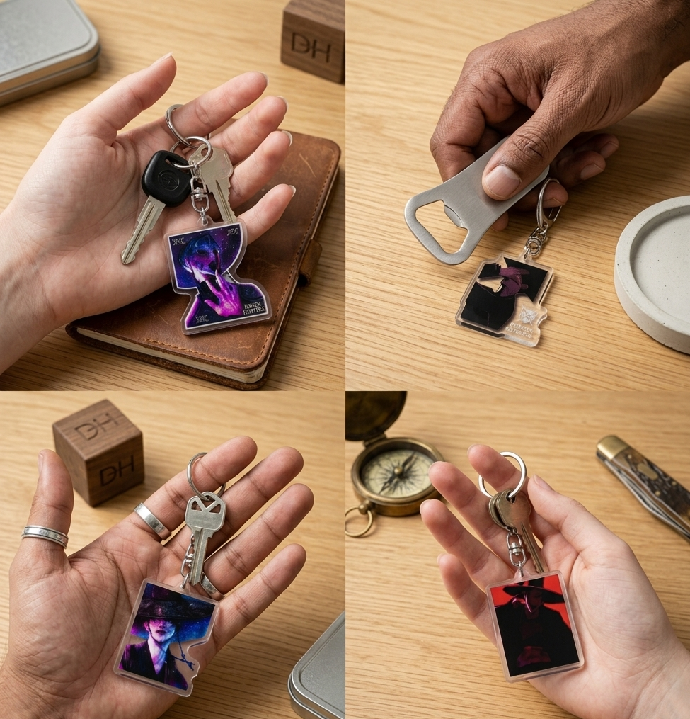 Keychain - Demon Hunter - 2D Acrylic Images
