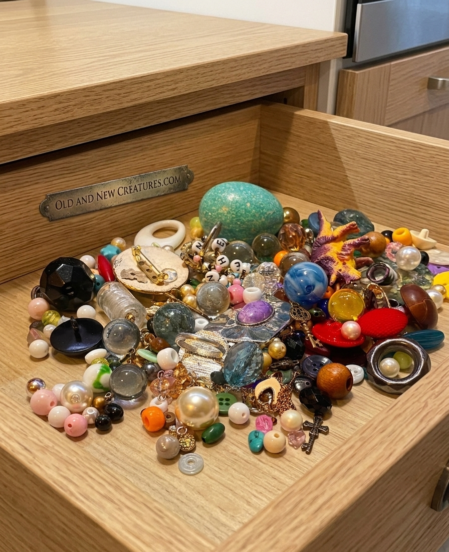 Vintage Bead Soup of Lil Treasures