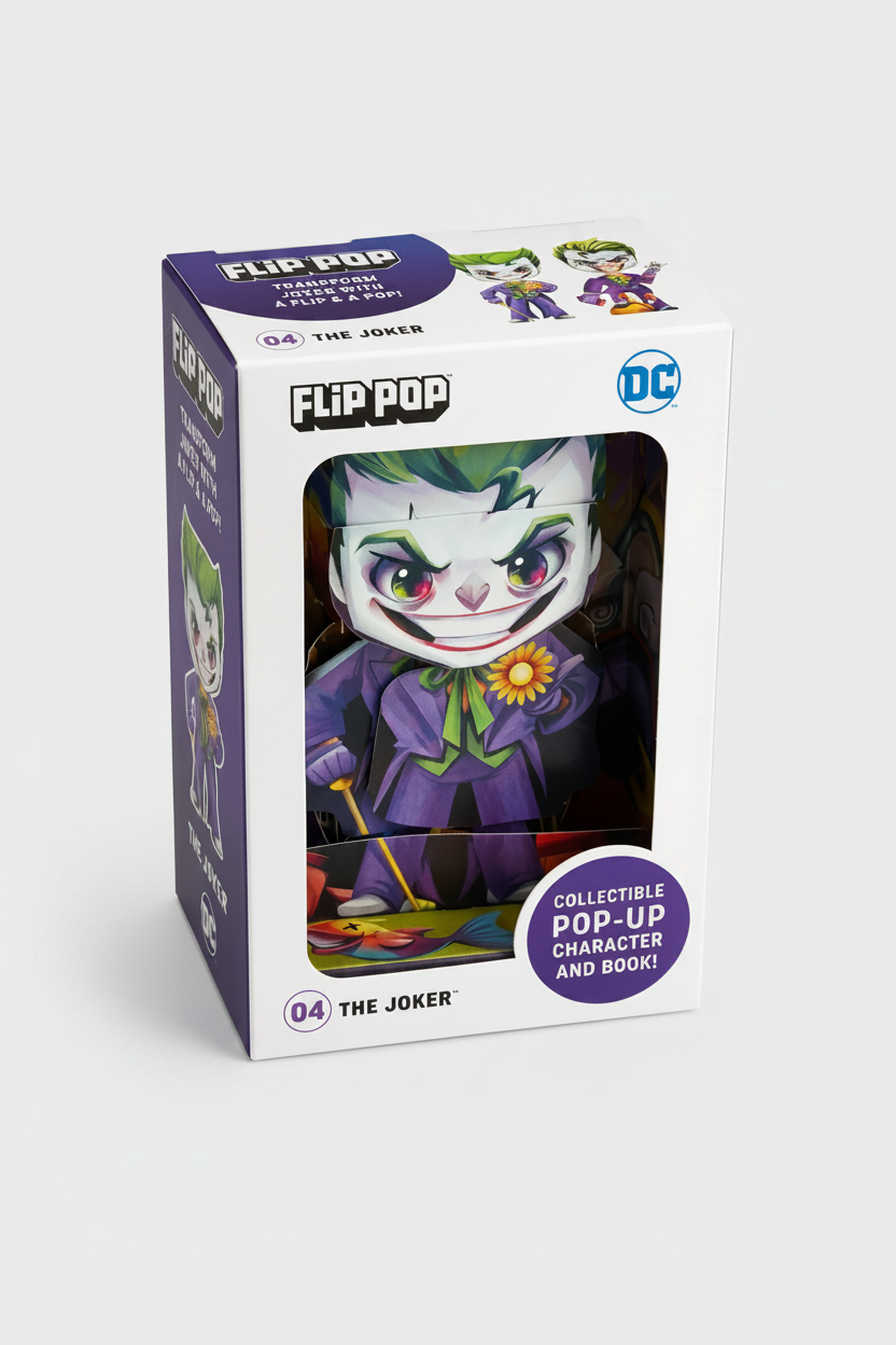 FLIP POP - The Joker - Pop Up Collectible Character and Book