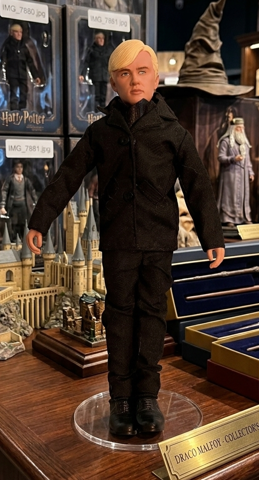 Action Figure - Hogwarts - by Mattel -  Harry Potter - Draco Malfoy - 8"