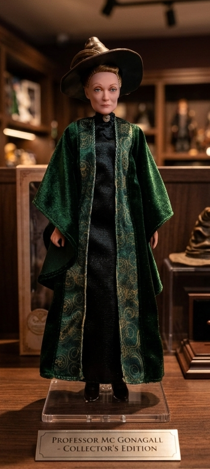 Action Figure - Hogwarts - by Mattel -  Harry Potter - Professor Minerva McGonagall