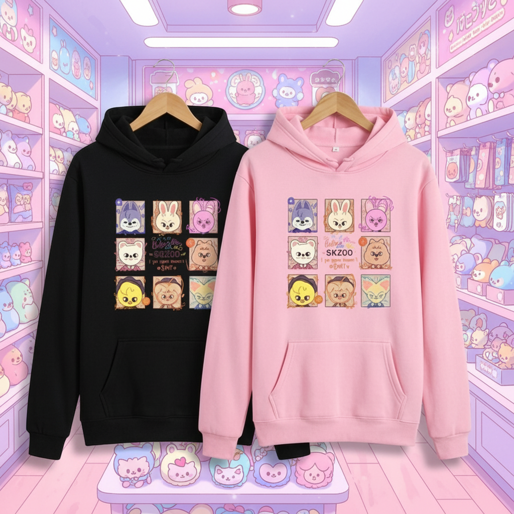Hoodie - Pullover - SKZOO Character Stray Kids - Kid's Size
