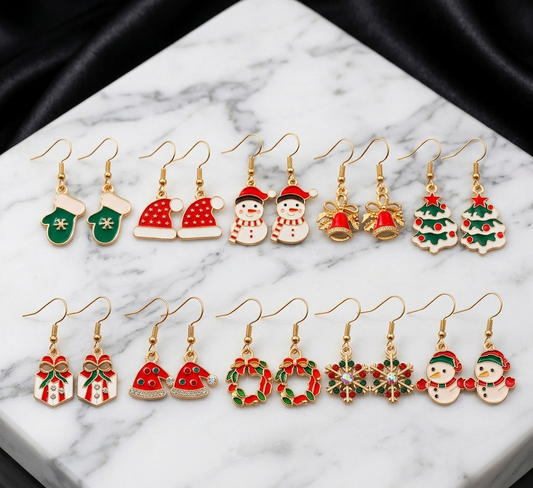 Earrings - Christmas Themed - ::::FREEBIE:::: - Buy 2, Get 1 FREE