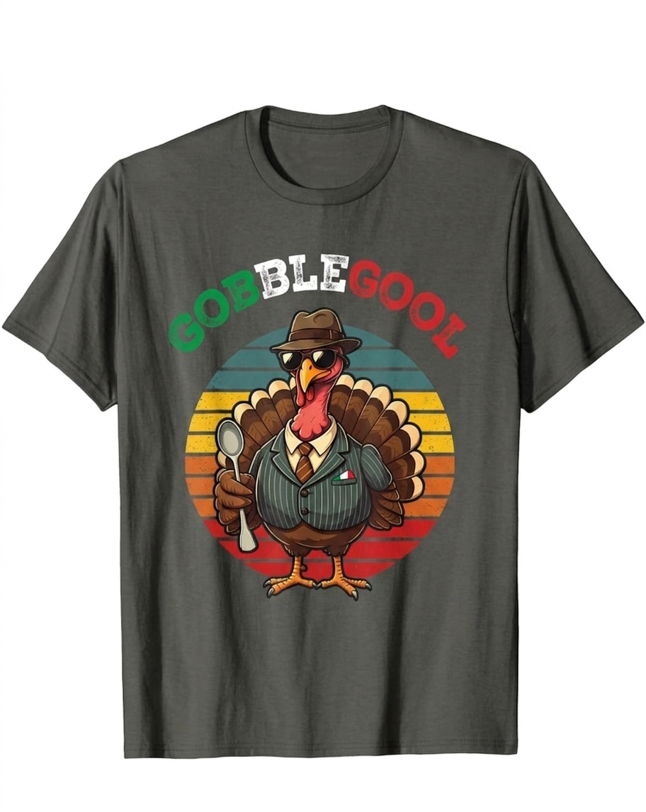 T-Shirt - "GobbleGool" Thanksgiving - Size Large