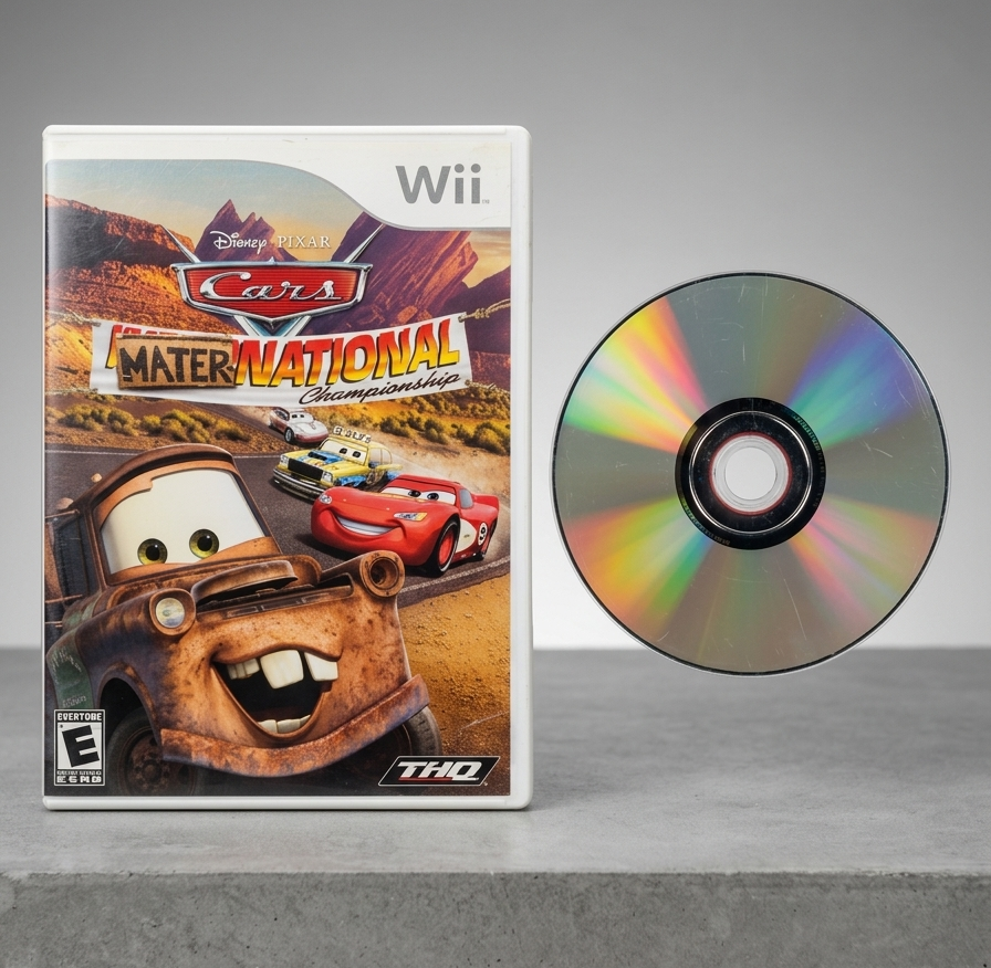 Video Games - Wii - Disney Pixar - Cars - Mater-National Championship - Rated E for Everyone