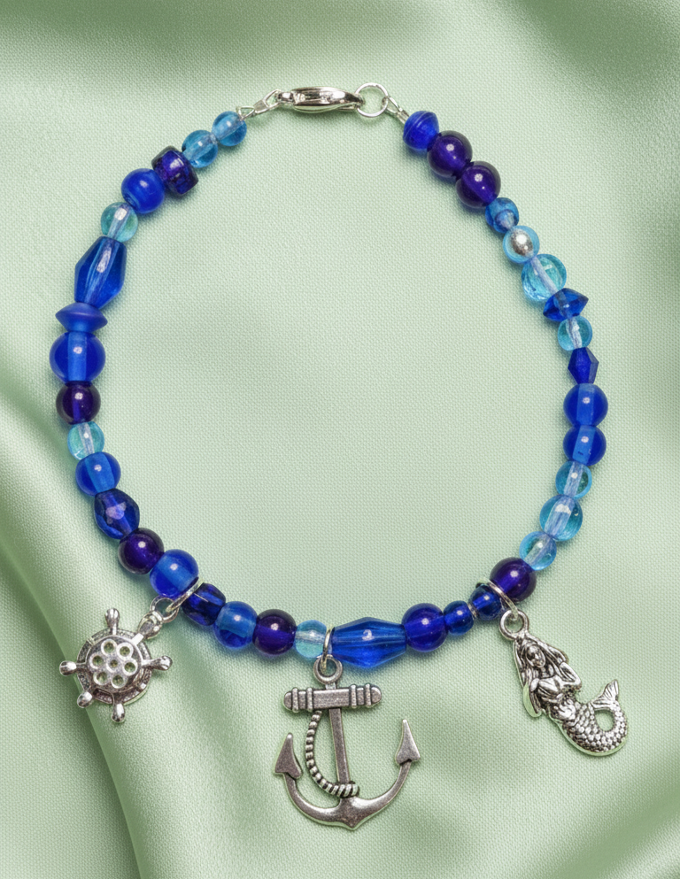 Handmade - 9" - Deep Sea Dreams - Bracelet