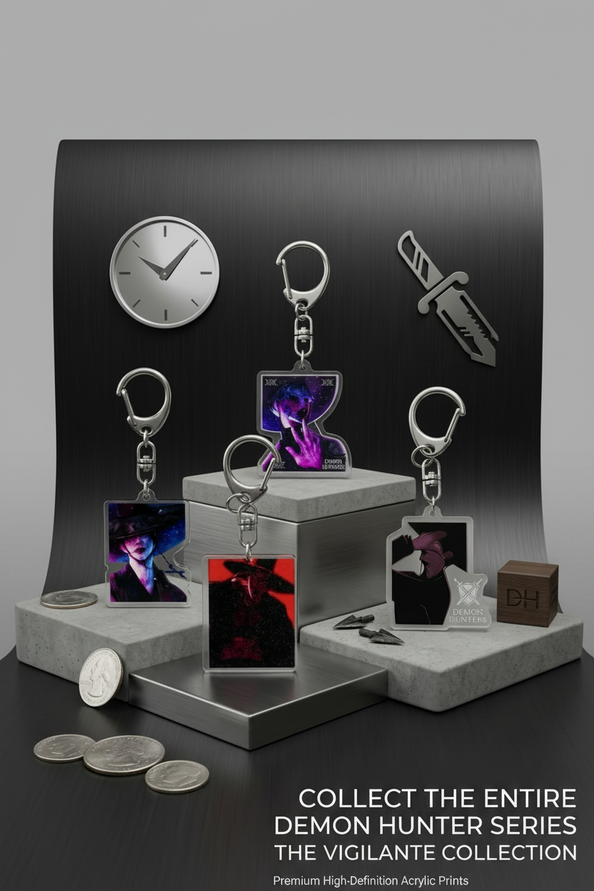Keychain - Demon Hunter - 2D Acrylic Images