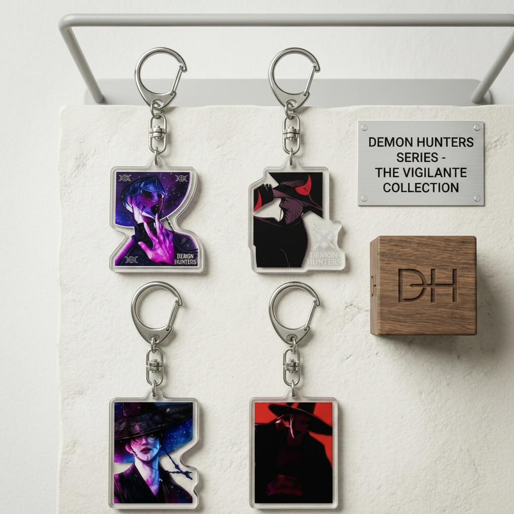 Keychain - Demon Hunter - 2D Acrylic Images
