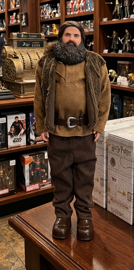 Action Figure - Hogwarts - by Mattel -  Harry Potter - Rubeus Hagrid