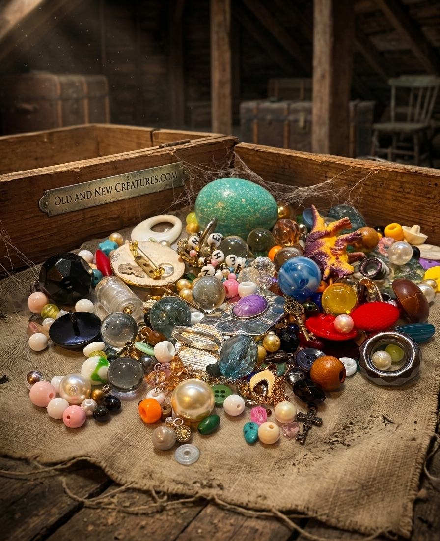Vintage Bead Soup of Lil Treasures