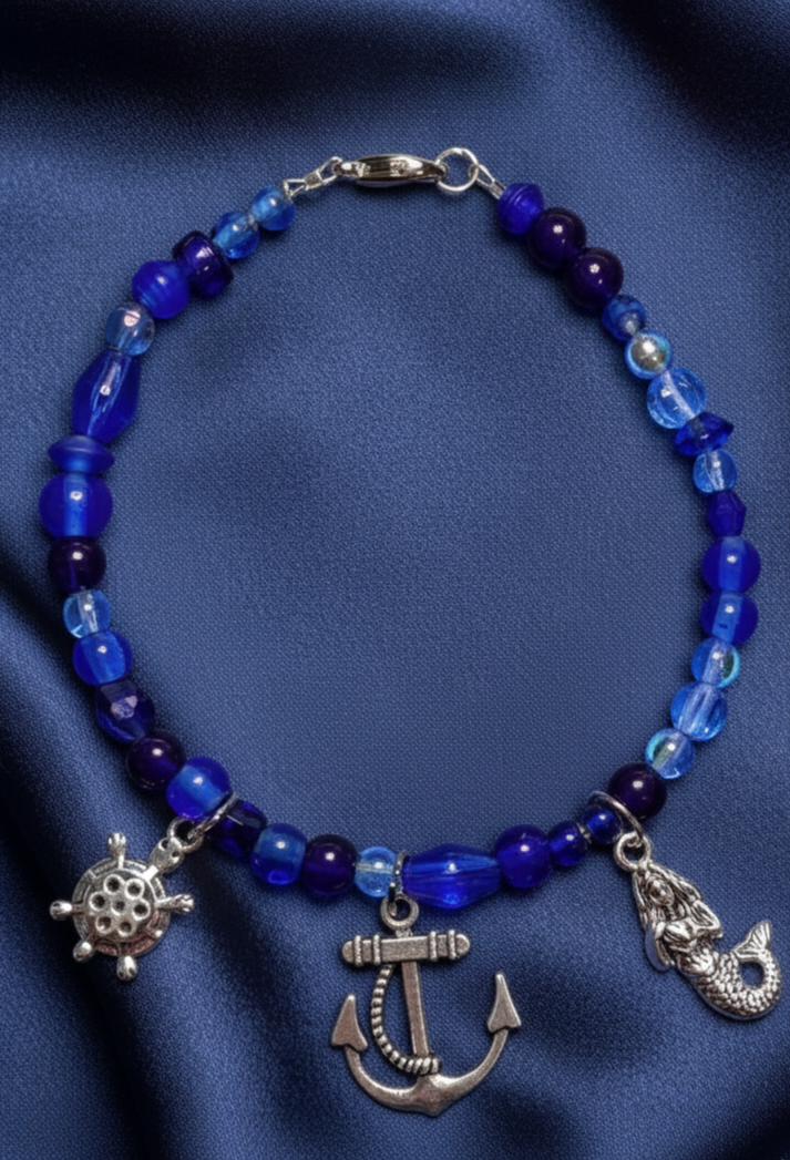 Handmade - 9" - Deep Sea Dreams - Bracelet