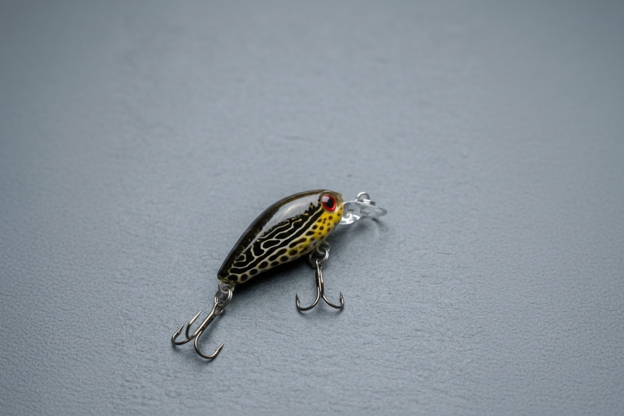 Fishing Lures - Hard Body Miniature Crankbait - Set of 6