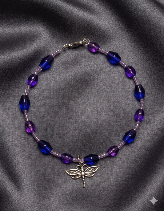Handmade - Dragonfly Dreams - 9" - Bracelet