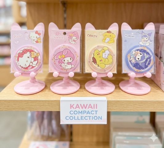 Compact Mirror - Sanrio - Hello Kitty and Friends