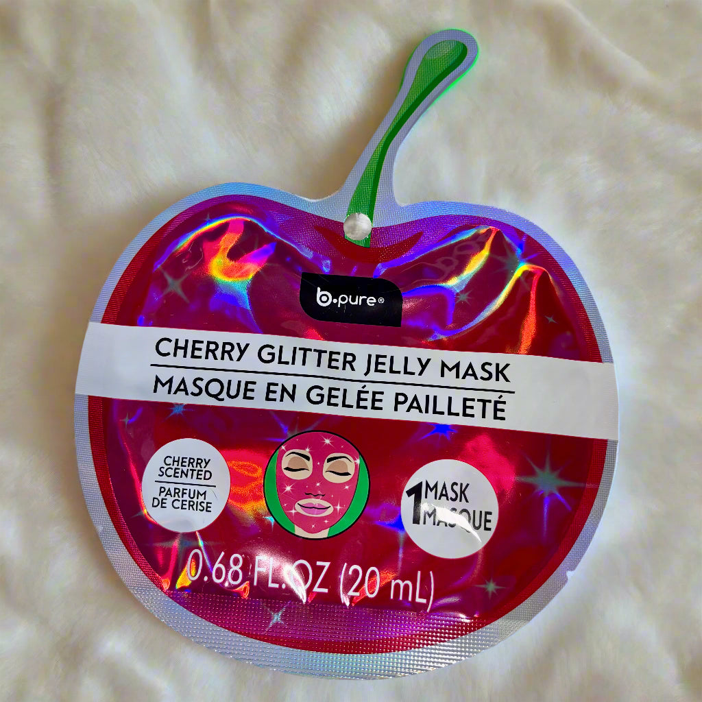 Beauty Mask - Cherry Glitter - Cherry Scented